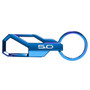 Ford Mustang 5.0 Metallic Blue Carabiner-style Snap Hook Metal Key Chain