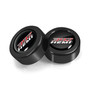 HEMI 392 in Black Dome Logo on Black two ABS Plastic License Plate Frame Screw Cover Set
