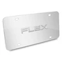 Ford Flex 3D Nameplate Mirror Chrome Stainless Steel License Plate