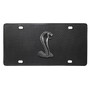 Ford Mustang Cobra 3D Heavy Metal Logo on Real Black Carbon Fiber License Plate