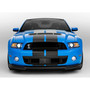 Ford Mustang Cobra 3D Heavy Metal Logo on Real Black Carbon Fiber License Plate