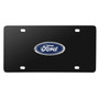 Ford 3D Metal Logo Black Stainless Steel License Plate
