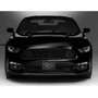 Ford Mustang 3D Real Carbon Fiber Chrome Metal Logo on Real Black Carbon Fiber License Plate