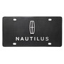 Lincoln Nautilus Dual 3D Logo on Real Black Carbon Fiber License Plate