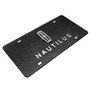 Lincoln Nautilus Dual 3D Logo on Real Black Carbon Fiber License Plate