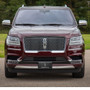 Lincoln Navigator Dual 3D Logo on Real Black Carbon Fiber License Plate