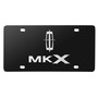 Lincoln MKX 3D Dual Logo Black Stainless Steel License Plate
