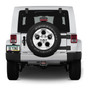 Jeep Trailhawk 3D Logo on Carbon Fiber Look Rectangular Brushed Silver Billet Aluminum 2 inch Tow Hitch Cover