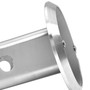 Jeep 4Xe 3D Logo on Carbon Fiber Look Plate Oval Brushed Silver Billet Aluminum 2 inch Tow Hitch Cover