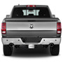 HEMI 3D Logo on Rectangular Brushed Silver Billet Aluminum 2 inch Tow Hitch Cover