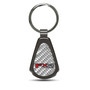 Ford F-150 FX4 Off Road Real Black Carbon Fiber Gunmetal Metal Teardrop Key Chain