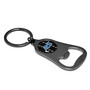 Ford RS Logo Carbon Fiber Flat Bottle Opener Black Metal Key Chain