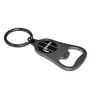 Ford F-150 Logo Carbon Fiber Flat Bottle Opener Black Metal Key Chain