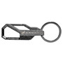 Ford Bronco Topographic Black Carabiner Style Snap Hook Metal Key Chain