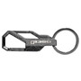 Ford F-350 Topographic Black Carabiner Style Snap Hook Metal Key Chain