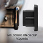 Jeep Rubicon in Silver on Black Rubber Heavy-Duty 2" Trailer Tow Hitch Receiver Cover for Class 3 and Class 4