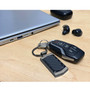 Lincoln Real 3K Carbon Fiber Gunmetal Black Metal Case Key Chain