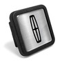 Lincoln in Silver Black Rubber Heavy-Duty 2" Trailer Tow Hitch Receiver Cover for Class 3 and Class 4