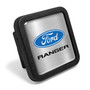 Ford Ranger on Silver Rubber Heavy-Duty 2" Trailer Tow Hitch Receiver Cover for Class 3 and Class 4