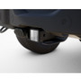 Ford Bronco in Blue on Silver Rubber Heavy-Duty 2" Trailer Tow Hitch Receiver Cover for Class 3 and Class 4