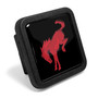 Ford Bronco in Red Black Rubber Heavy-Duty 2" Trailer Tow Hitch Receiver Cover for Class 3 and Class 4