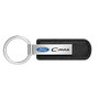 Ford C-Max Black Leather Strap Key Chain