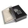 Acura NSX Black Real Carbon Fiber Custom Designed Cube Block Style Metal Key Chain