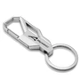 Acura A-Spec Silver Carabiner Style Snap Hook Metal Key Chain