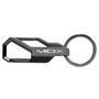 Acura MDX Gunmetal Black Carabiner Style Snap Hook Metal Key Chain