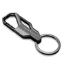 Ford F-150 Lightning Topographic Black Carabiner Style Snap Hook Metal Key Chain