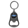 Ford Logo Carbon Fiber Flat Bottle Opener Black Metal Key Chain