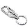Ford F-250 Topographic Silver Carabiner Style Snap Hook Metal Key Chain
