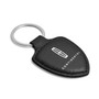 Lincoln Continental Black Shield-Shape Style Genuine Leather Key Chain