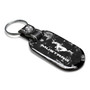 Ford Mustang LED Printed on Real Forged Carbon Fiber Tag Style Key Chain