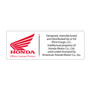 Honda Power Sports Wing Logo Real Black Carbon Fiber Chrome Metal Case Key Chain
