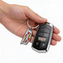 Cadillac Crest Logo Shape 3D Die-Cut Metal Key Chain Key-Charm