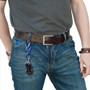 Chevrolet Camaro Blue Carabiner-style Snap Hook Metal Key Chain