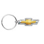Chevrolet Golden Logo Shape 3D Die-Cut Metal Key Chain Key-Charm