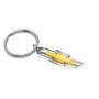 Chevrolet Golden Logo Shape 3D Die-Cut Metal Key Chain Key-Charm
