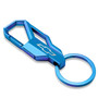 Chevrolet Logo Blue Carabiner-style Snap Hook Metal Key Chain