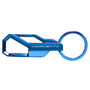 Chevrolet Corvette C8 Blue Carabiner-style Snap Hook Metal Key Chain