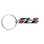 Chevrolet Camaro ZL1-1LE Logo Shape 3D Die-Cut Metal Key Chain Key-Charm