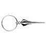 Chevrolet Corvette C8 Stingray Logo Shape 3D Die-Cut Metal Key Chain Key-Charm