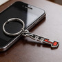 GMC AT4 Logo Shape 3D Die-Cut Metal Key Chain Key-Charm