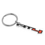 GMC AT4 Logo Shape 3D Die-Cut Metal Key Chain Key-Charm