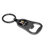 Dodge Scat-Pack Logo Carbon Fiber Flat Bottle Opener Black Metal Key Chain