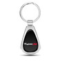 Acura Type-S Logo Black Dome Chrome Metal Teardrop Key Chain