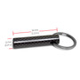 Dodge SRT-8 Logo Black Real Carbon Fiber Custom Designed Tube Style Key Chain