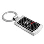 Honda Civic Type R Real Black Carbon Fiber Chrome Metal Case Key Chain