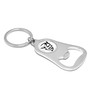 Dodge Demon White Logo Chrome Finish Flat Bottle Opener Metal Key Chain